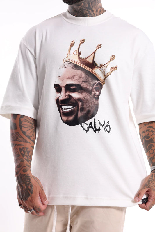 Camiseta Oversized IMPERADOR - OFF WHITE Calmô