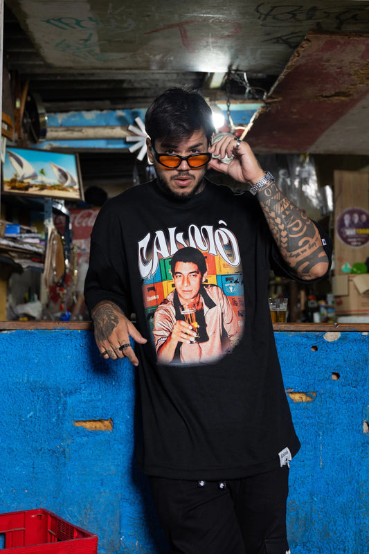 Camiseta Oversized ZECA - PRETO Calmô
