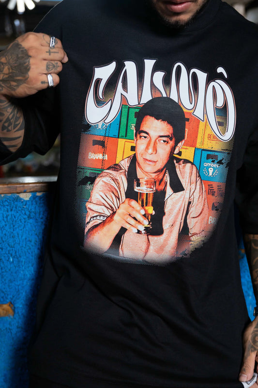 Camiseta Oversized ZECA - PRETO Calmô